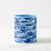 Mug Motif de requin bleu (Centre)