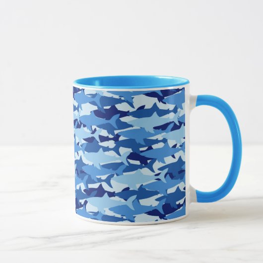 Mug Motif de requin bleu (Droite)