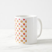 Mug Motif De Restauration Rapide Burger Et Fries Franç (Devant droit)