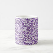 Mug Motif de rose violette douce (Centre)