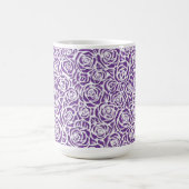 Mug Motif de rose violette douce (Centre)