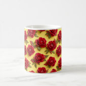 Mug Motif de roses rouges (Centre)