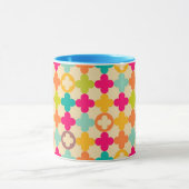 Mug motif de rosette médiéval Vintage (Centre)