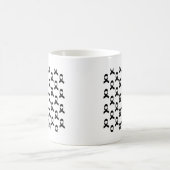 Mug Motif de ruban noir (Centre)