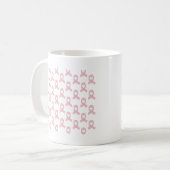 Mug Motif de ruban rose (Devant gauche)