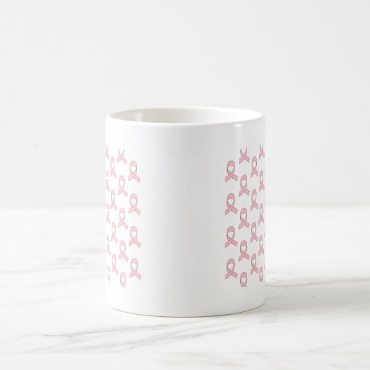 Mug Motif de ruban rose (Centre)