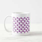 Mug Motif de ruban violet (Gauche)