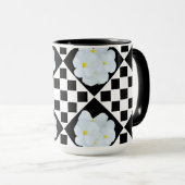 Mug Motif de sansy noir et blanc (Devant droit)