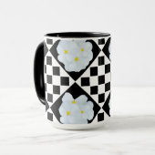 Mug Motif de sansy noir et blanc (Devant gauche)