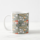 Mug Motif de scène de ferme mignonne (Gauche)