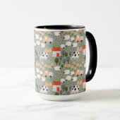 Mug Motif de scène de ferme mignonne (Devant droit)