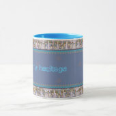 Mug Motif de serpent maya aux formes diamant (Centre)