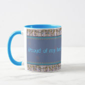 Mug Motif de serpent maya aux formes diamant (Gauche)