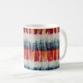 Mug Motif de simulation de tissu de broyage de teintur (Devant droit)