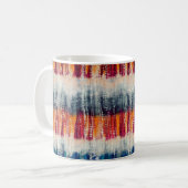 Mug Motif de simulation de tissu de broyage de teintur (Devant gauche)