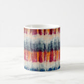 Mug Motif de simulation de tissu de broyage de teintur (Centre)