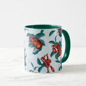 Mug Motif de singes joueurs du Lotus Blanc (Devant droit)