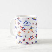 Mug Motif de snowboard Apex Mountain Canada (Devant gauche)