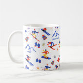 Mug Motif de snowboard Apex Mountain Canada (Gauche)
