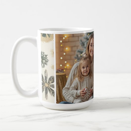 Mug Motif de Snowflakes (Gauche)