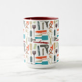 Mug Motif de soins capillaires (Centre)