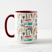 Mug Motif de soins capillaires (Gauche)