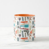 Mug Motif de soins capillaires (Centre)