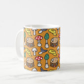 Mug Motif de souche de champignons (Devant gauche)