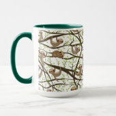 Mug Motif de sourire de paresse (Gauche)