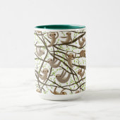 Mug Motif de sourire de paresse (Centre)