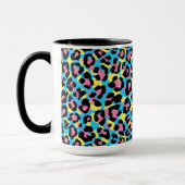 Mug Motif de Spots Neon Leopard (Gauche)