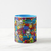 Mug Motif de stickers lumineux (Centre)