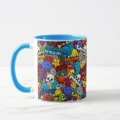 Mug Motif de stickers lumineux (Gauche)