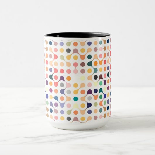 Mug Motif de structure moléculaire (Centre)