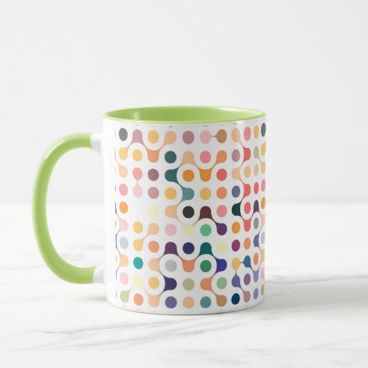 Mug Motif de structure moléculaire (Gauche)