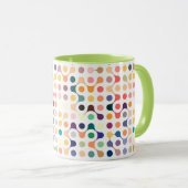 Mug Motif de structure moléculaire (Devant droit)