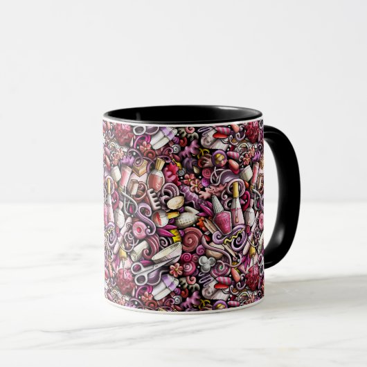 Mug Motif de studio de clou (Devant droit)