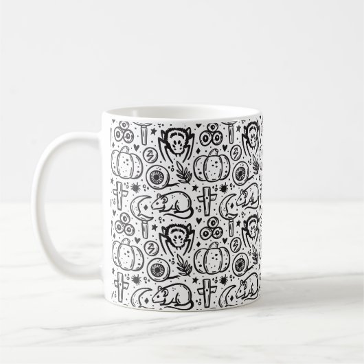 Mug Motif de style Halloween, (Gauche)