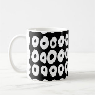 Mug Motif de style Hipster avec des formes de beignet 