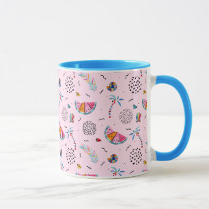 Mug Motif de style Pink Memphis