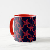 Mug Motif de style poisson étoilé (Devant gauche)
