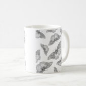 Mug Motif de stylo et de papillon d'encre (Devant droit)