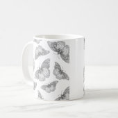 Mug Motif de stylo et de papillon d'encre (Devant gauche)
