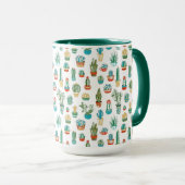 Mug Motif de Succulents (Devant droit)