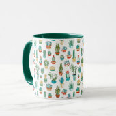 Mug Motif de Succulents (Devant gauche)