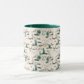 Mug Motif de succulents florissants (Centre)