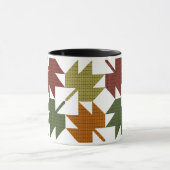 Mug Motif de surface composée en feuille d'érable 1 (Centre)