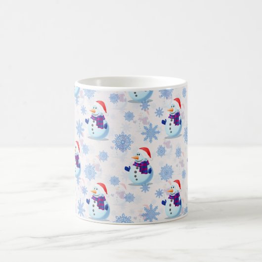 Mug Motif de surface Snowman de Noël (Centre)