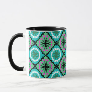 Mug Motif de Suzani aux motifs ouzbek et kazakh