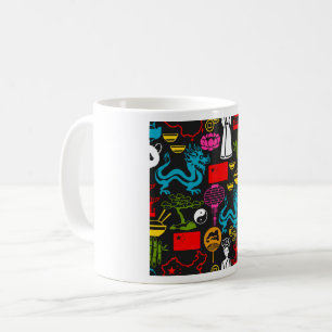 Mug Motif de symboles de la culture chinoise